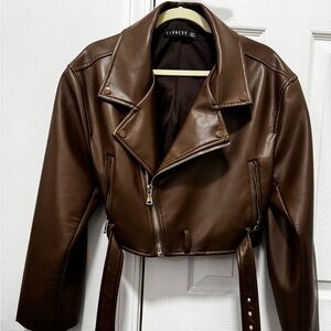 Princess Polly Staten Island Leather jacket